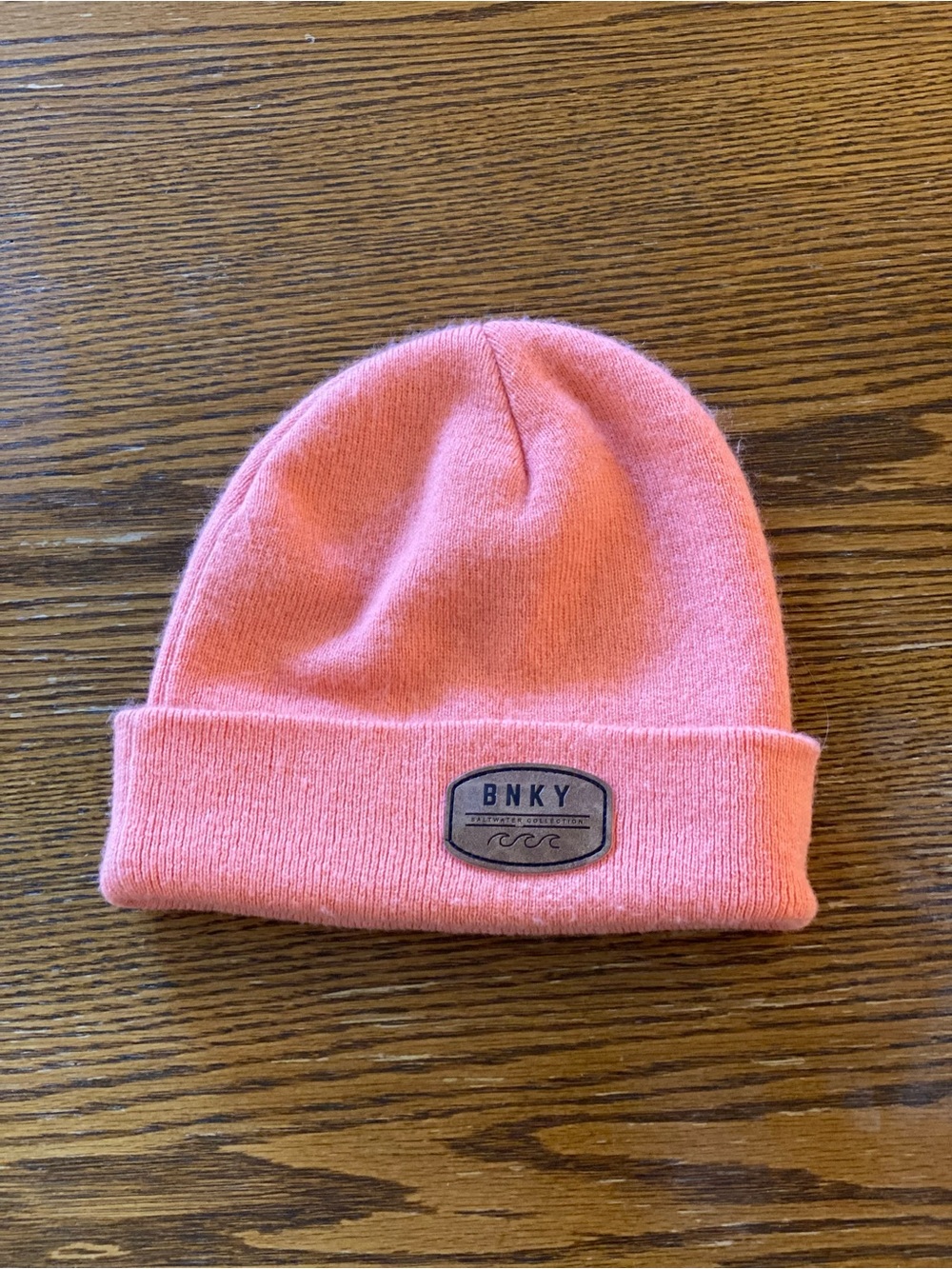 BNKY Women's Pink Knit Beanie Hat